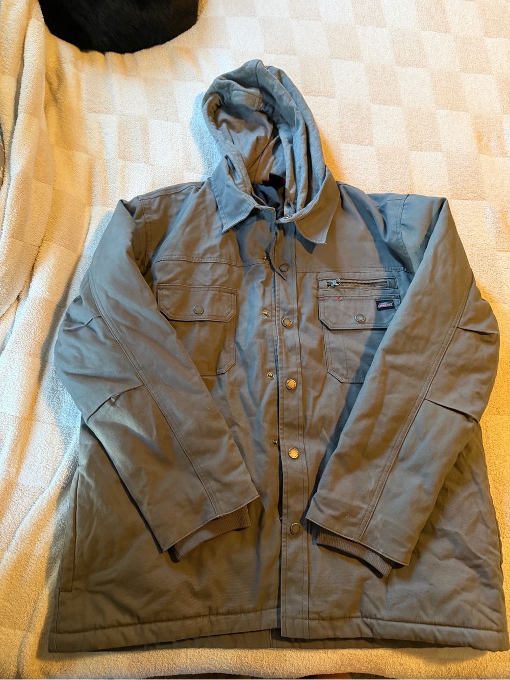 Dickies Men's Hooded Field Jacket in Olive